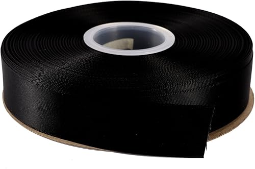 Miniatura 11 de ITIsparkle Cinta de satén de doble cara de 1 pulgada, rollo de 50 yardas para envolver regalos, libros de recortes, recuerdos de fiesta, trenzas