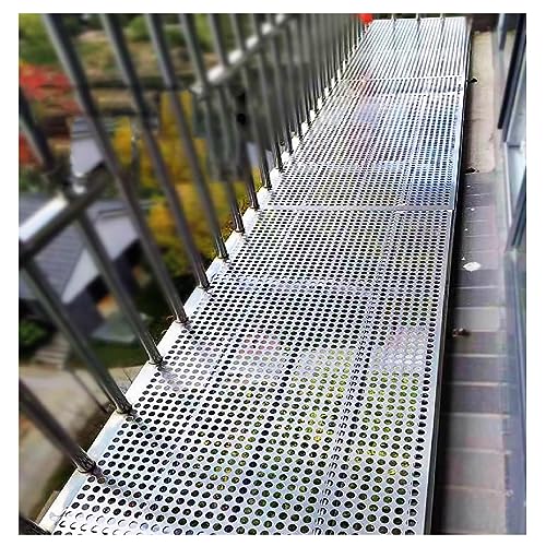 Stainless Steel Perforated Plate,304 Stainless Steel Perforated Plate - Decorative Metal Sheets, Leak-Proof Grilles, Durable Perforated Sheet for DIY Projects, Home Decor & Industrial Use