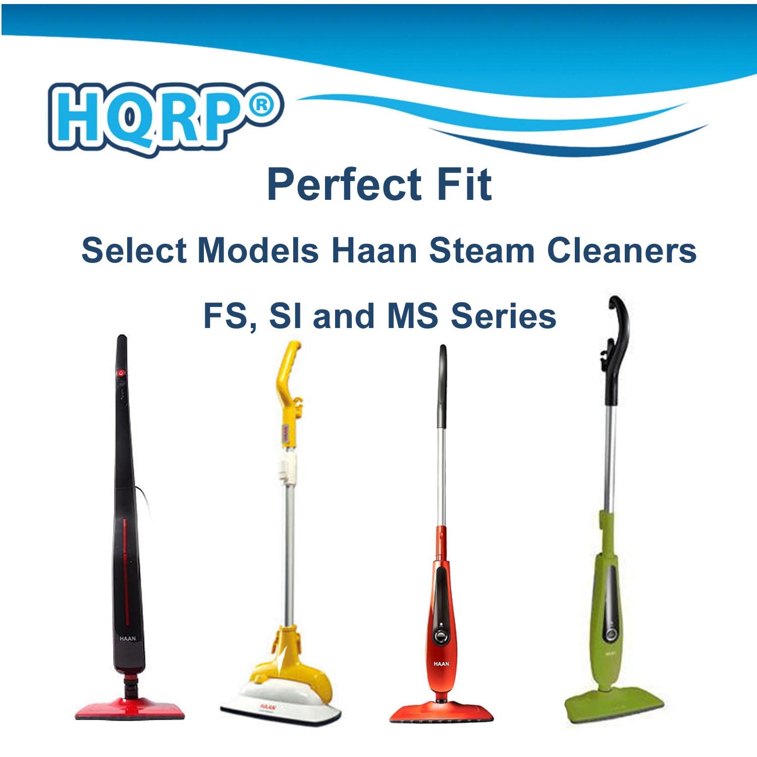 Amazon.com - HQRP 4-Pack Blue Steam Mop Pads Compatible with HAAN