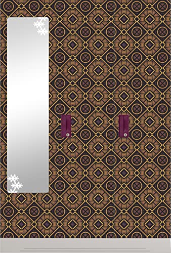 Image of CABANA HOMES Wall Stickers Botanical DIY Wallpaper for Decals (45 x 125 cm, 1 Roll) (6 sq. ft) Decorative Self Adhesive Home Decor Furniture, Table Top, Kitchen, Brown
