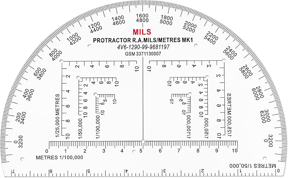 CYA Military Map Protractor for Land Navigation, Nepal | Ubuy