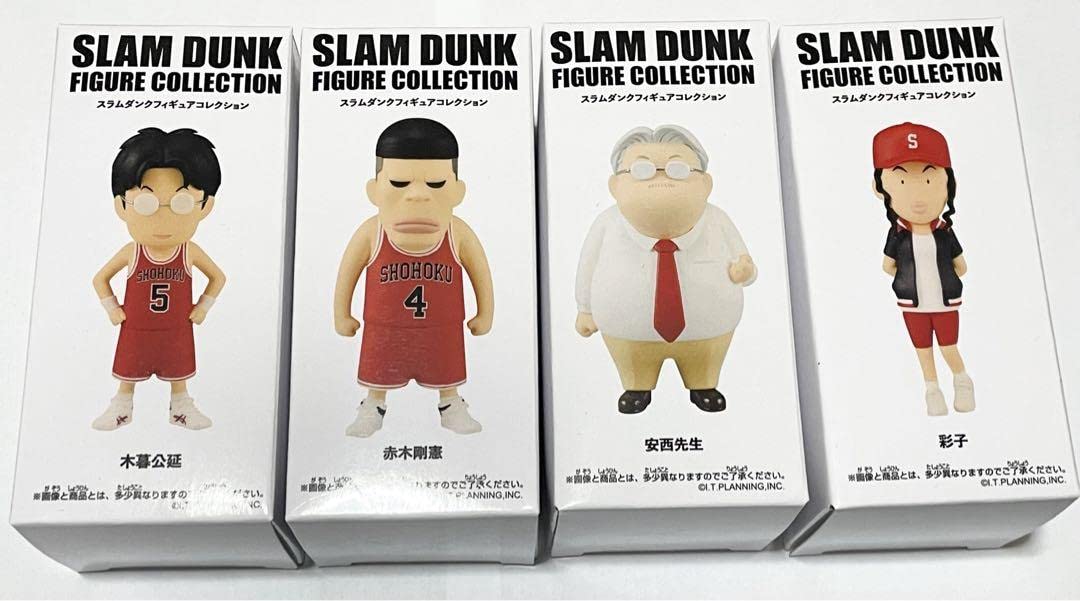 スラムダンク グッズ 安西先生 赤木 スラムダンクフィギュアコレクション Amazon.co.jp: 湘北4種セットスラムダンクコレクション 赤木剛憲メガネ