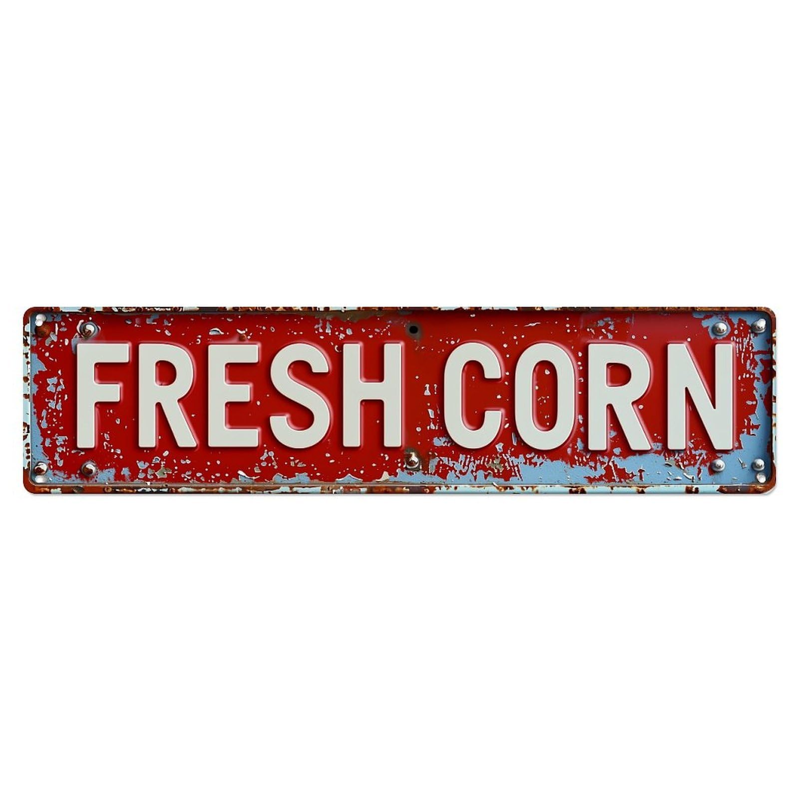 Fresh Corn Sign Pattern Metal Tin Sign Plaque