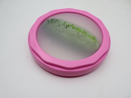 Miniatura 7 de Almacenamiento de cebolla y protector de aguacate, juego de 4 recipientes de silicona de doble cara para refrigerador, soporte para tomates,