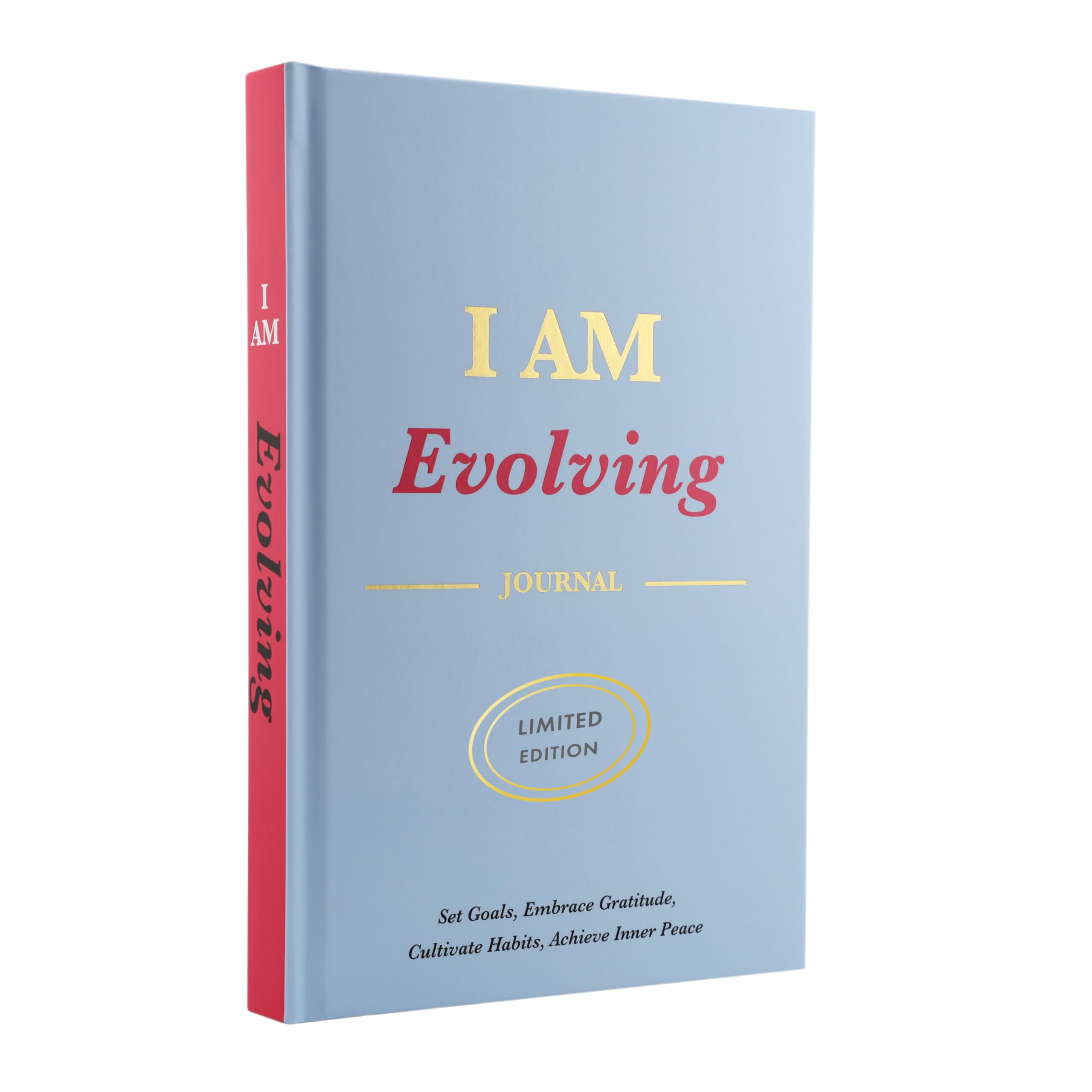 iAmEvolving™ Journal – Guided Daily Goal Setting, Gratitude & Habit Tracker with Emotional Wellness Scale | 288-Page Undated 6-Month Personal Growth