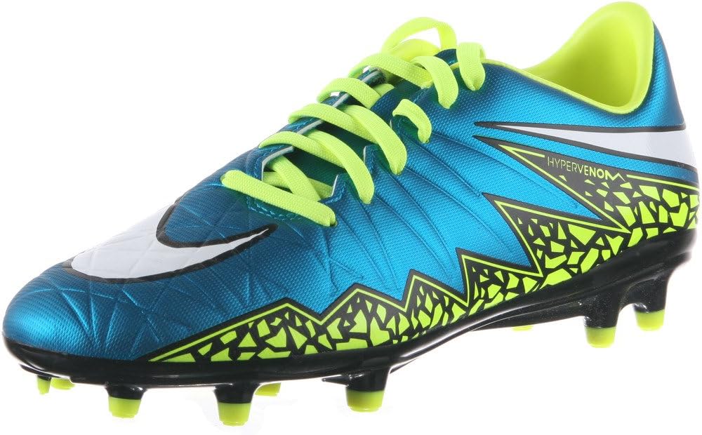 Amazon.com: Nike Hypervenom Phelon II FG – Zapatos de fútbol (Blue  Lagoon/white-volt-black), Azul, 7 B(M) US : Ropa, Zapatos y Joyería