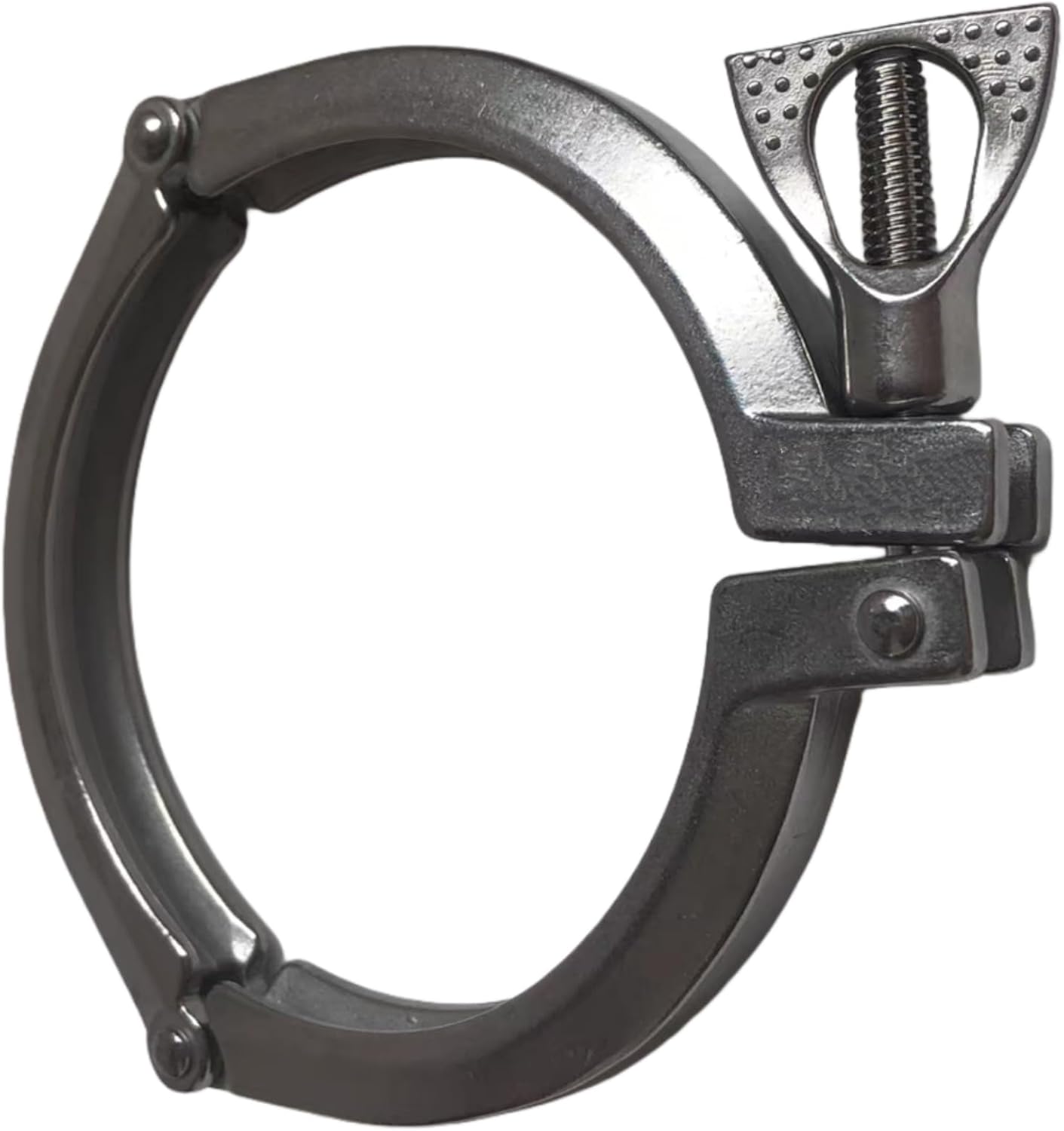 1pcs Heavy Duty Tri-Clamp - Three Segment Sanitary Clamp for Pipe Connections, Compatible with Liquid Piston Filler Machines(6")