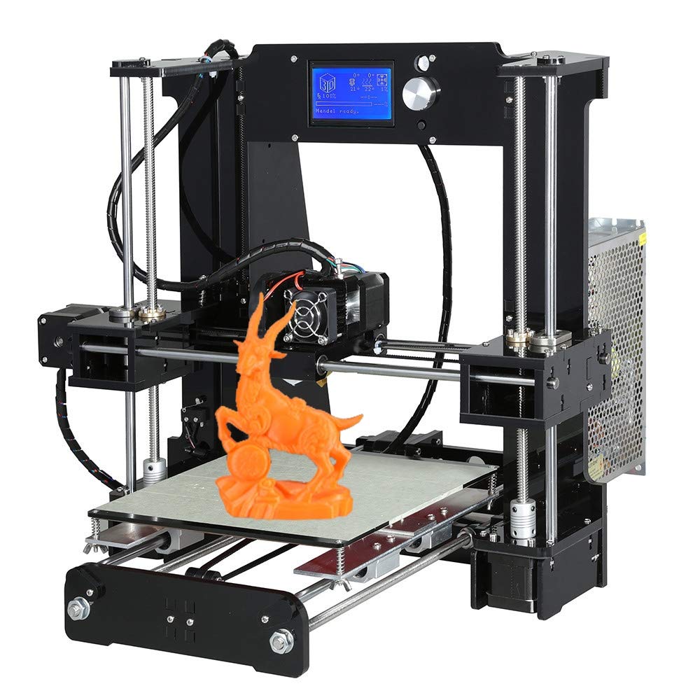 Rhegene 3D Printer DIY FDM 8.668.669.84 High Precision LCD 3.5 inches Screen with PLA Supplies Printing Machine 110V-220V
