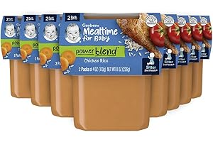 Gerber Baby Food 2nd Foods, Dinner, Chicken & Rice Puree