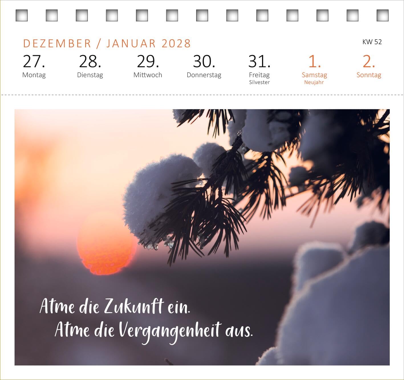 Postkartenkalender Innere Stärke 2027: Wochenkalender 2027, 53 Postkarten für mehr Resilienz