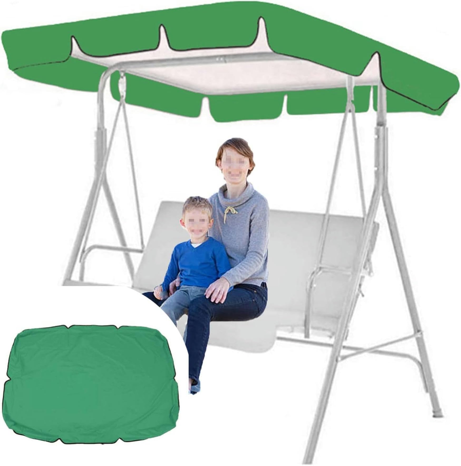 Toit de balancelle imperméable pour ombrager vos après-midis détente au jardin