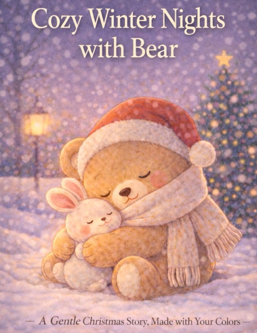 Gentle Bear Coloring Book: Relaxing and Cozy Coloring Pages for Stress Relief