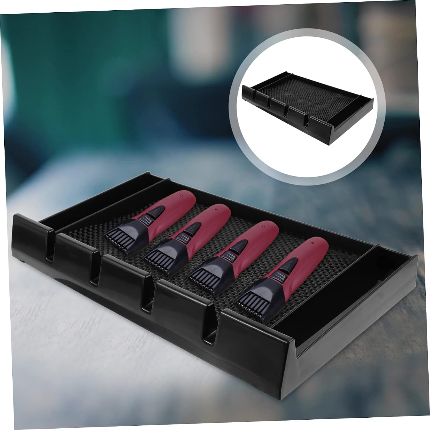 Professional Barber Tools Organizer Clipper Holder Electric Trimmer Storage Stand