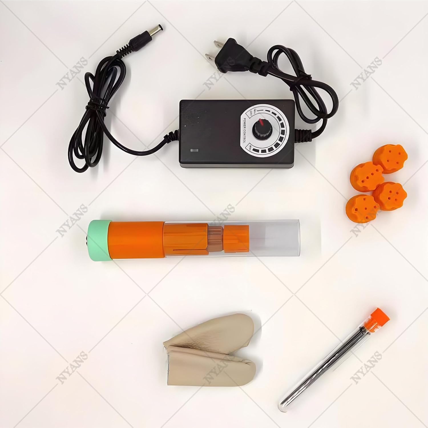 Electric Felting Needle Machine Kit, Electric Wool Felting Tool, Needle Felting Machine for Quick Felting, Stroke 2cm, Wool Felt Craft Kit for DIY Wool Painting, Felted Craft Work Green