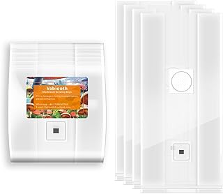 20 Packs 6 Mil Mushroom Grow Bags with Self Healing Injection Port, Thick Spawn Bags 5" X 8" X 20" with 0.2 Micron Filter Breathable Autoclavable Durable Tear-Resistant