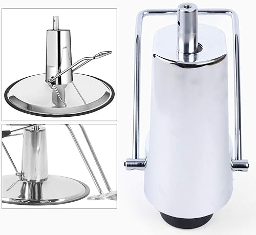 Miniatura 6 de DNYSYSJ Bomba hidráulica de repuesto para silla de barbero con base, bomba de patrón de 4 tornillos, capacidad de peso de 440 libras440.9 lbs para