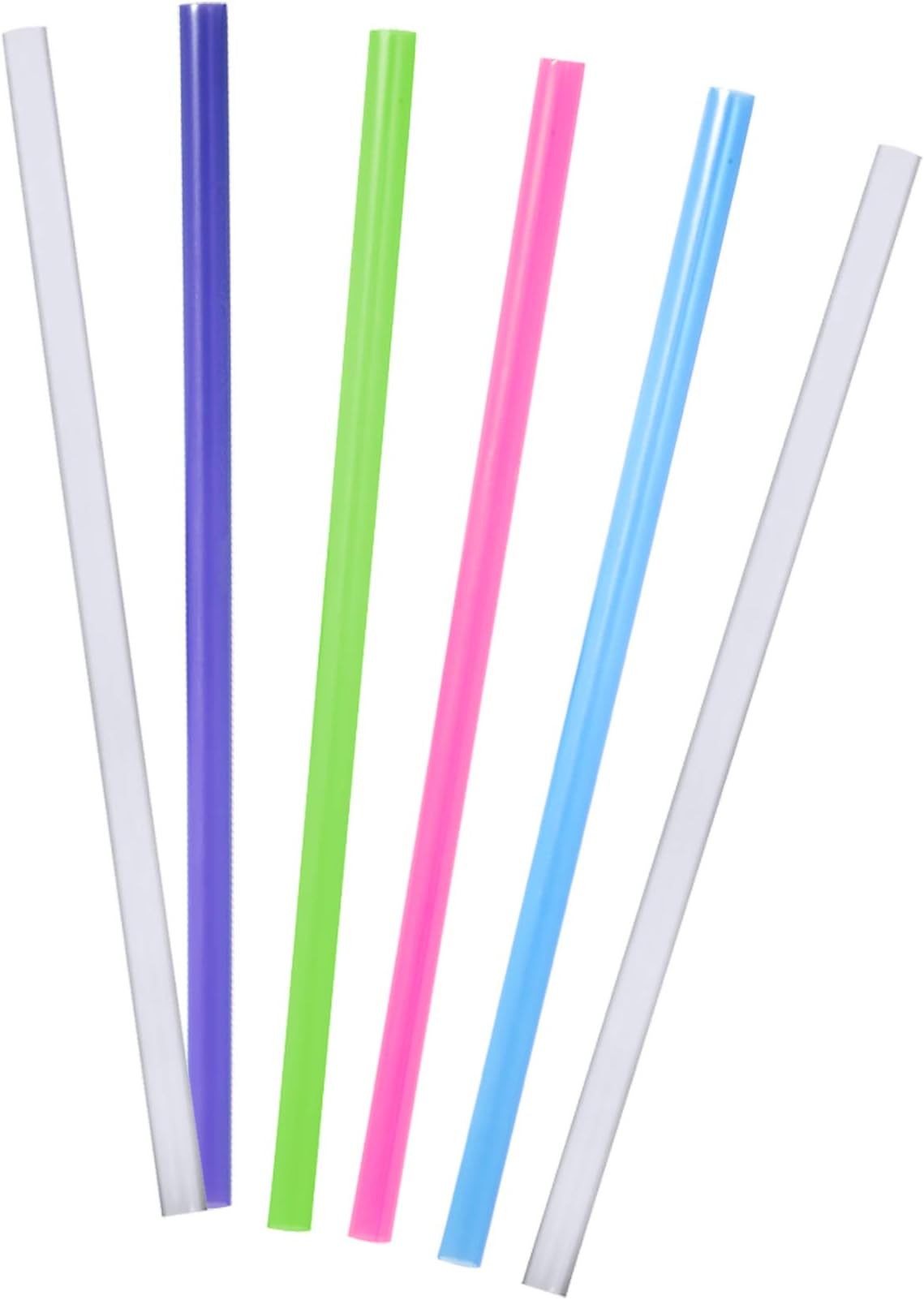 Tervis 1288690 Tumbler Reusable Straight Straws BPA Free-Dishwasher Safe-6 Pack, 10", Fashion Colors