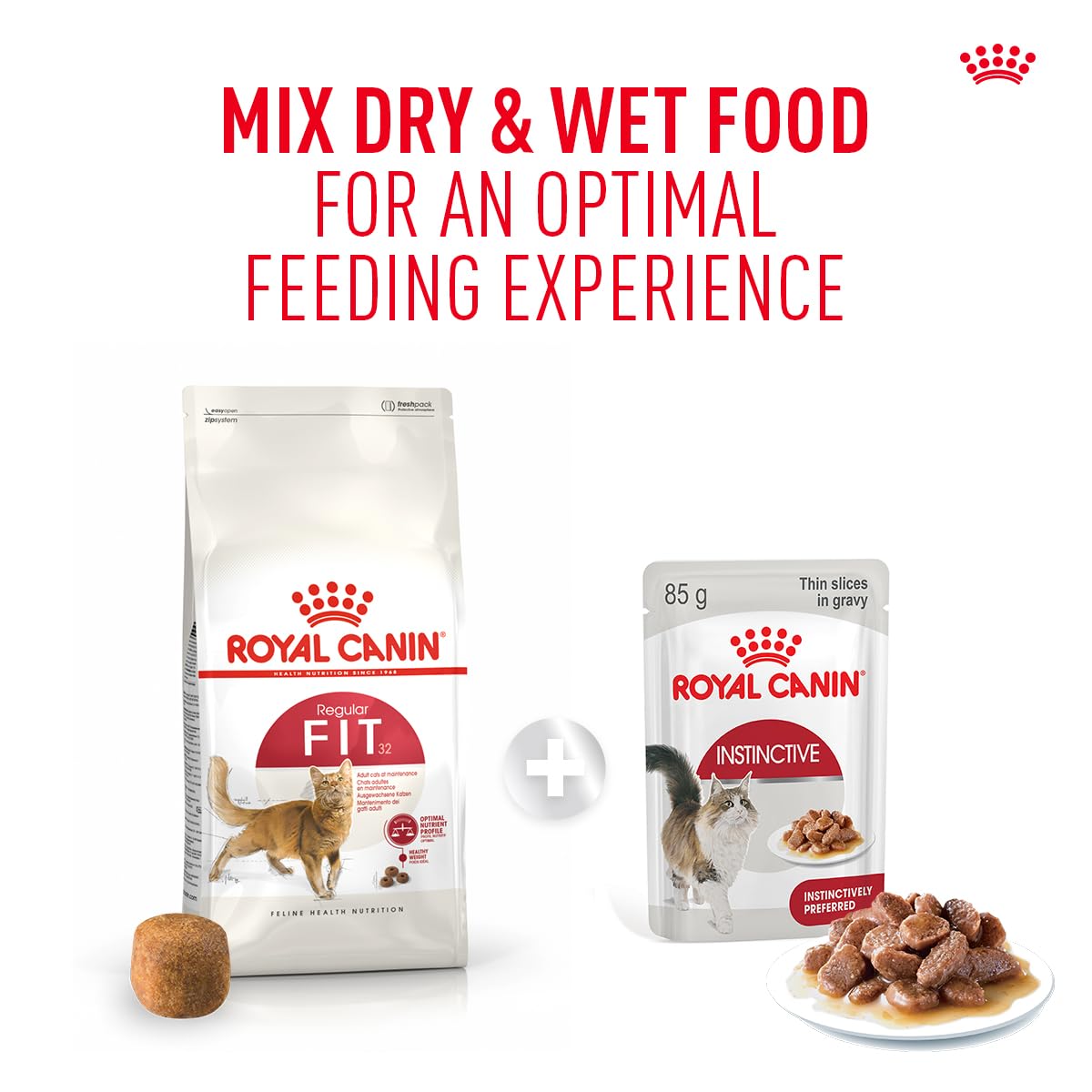 Royal Canin Katzenfutter Feline Fit 32, 1er Pack (1 x 4 kg Packung)