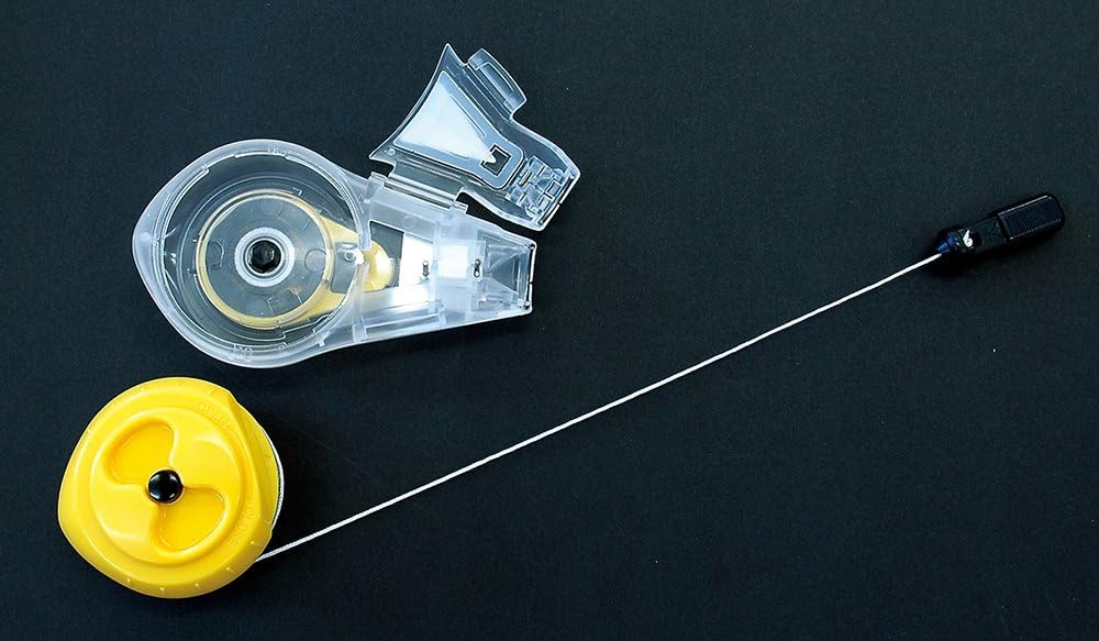 Shinwa Sokutei 77493 Neo Handy Chalk Line, Automatic, Thick Yarn, Yellow