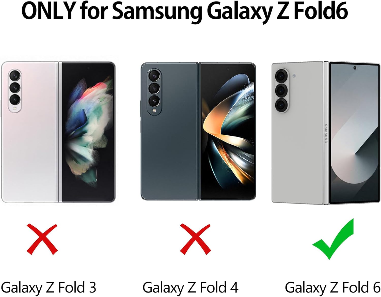 Magnetic Clear Case for Galaxy Z Fold 6 Case,Colorful Retro Oil Painting Printed Flower Cover,Hard PC & Soft TPU Slim Anti-Scratch Galaxy Z Fold 6 Case for Women Men,Leopard Print(11-19)