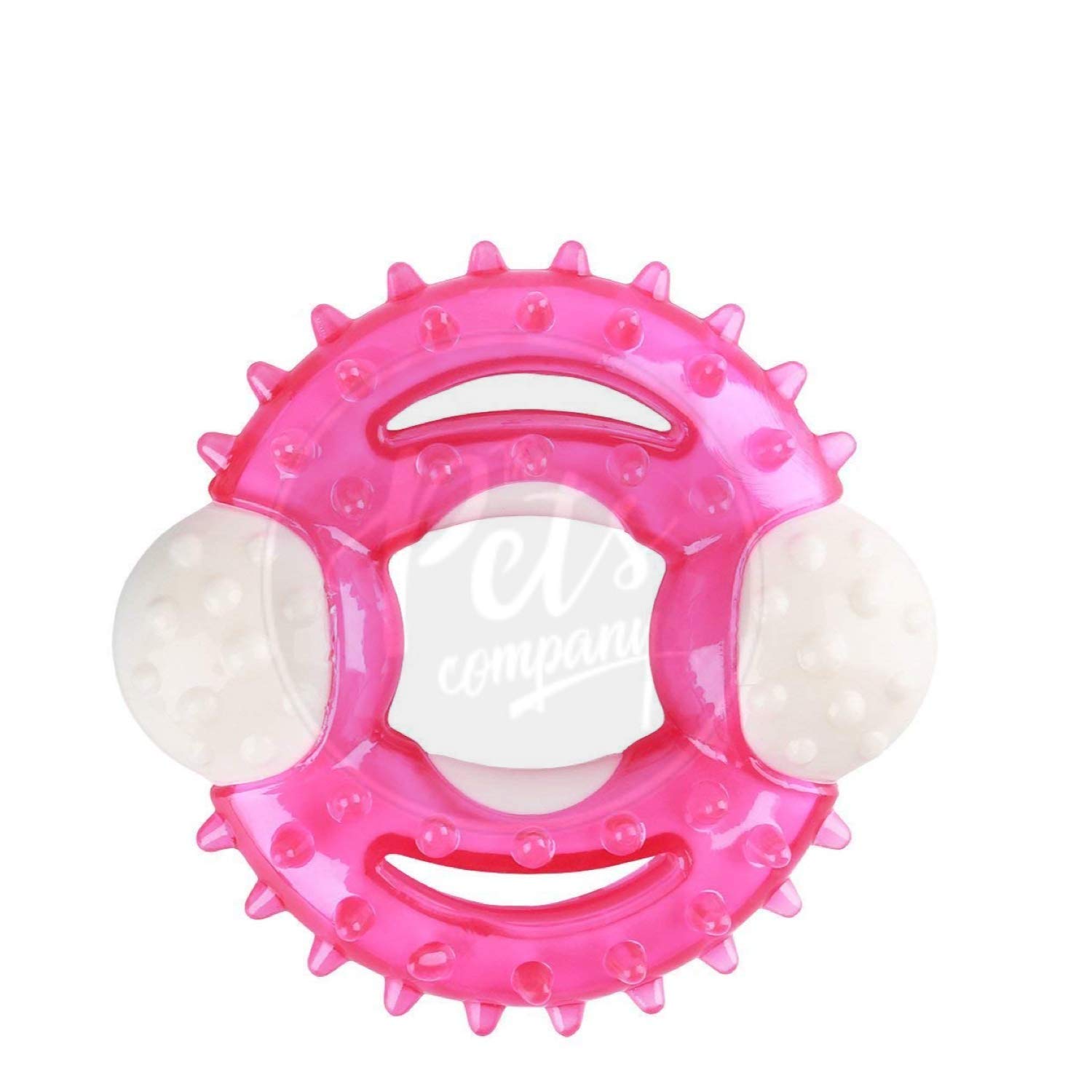 The Pets Company TPR Hard Chew Spike Ring Dental Teething Toy for Small Dogs & Puppies, 3.5 Inch (B07X1LJZ57) Amazon Price History, Amazon Price Tracker