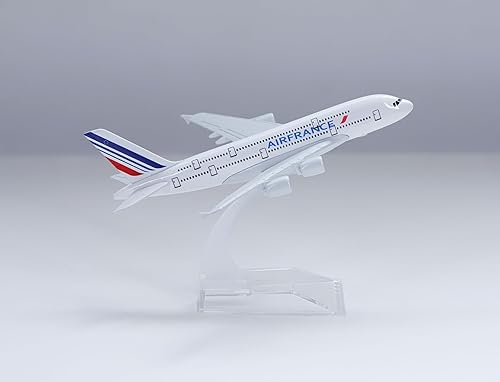 1400 Etihad Airbus A380 Diecast modelo de avión decoración regalo 16CM aviones coleccionables