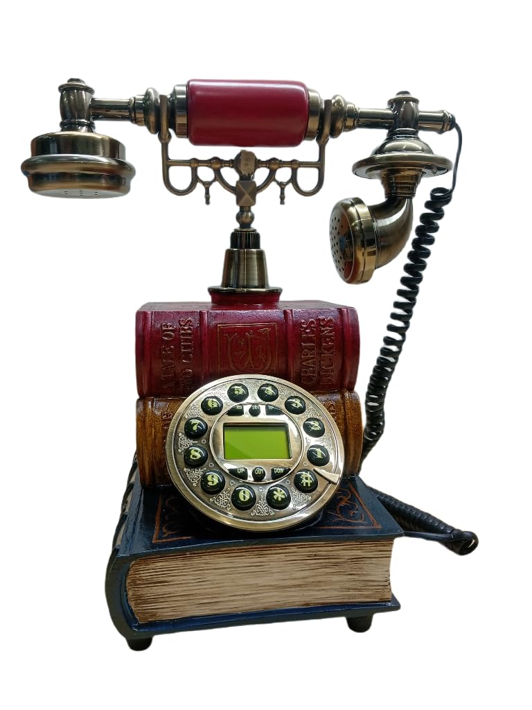Antique Retro Landline Wired Telephone,Vintage Push Dial Telephone Antique Telephone Landline Phone for Office and Home Phone Retro Telephone with Push Button (Smart in Cloud 3100) (B09SHCVM52) Amazon Price History, Amazon Price Tracker