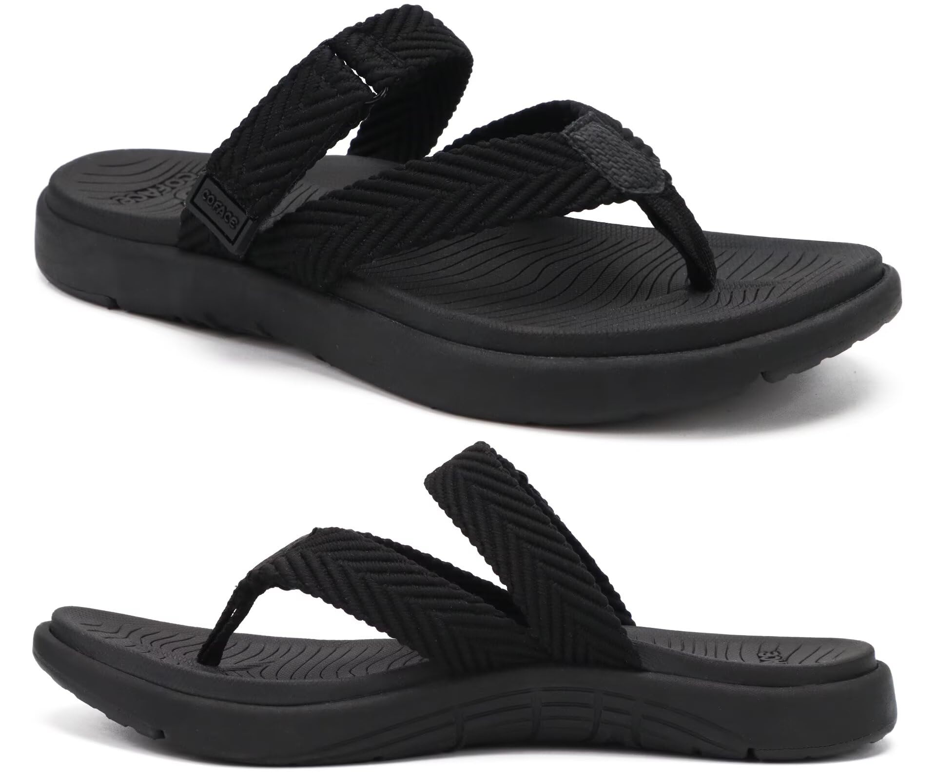 COFACE Women’s Trendy Orthotic Flip Flops