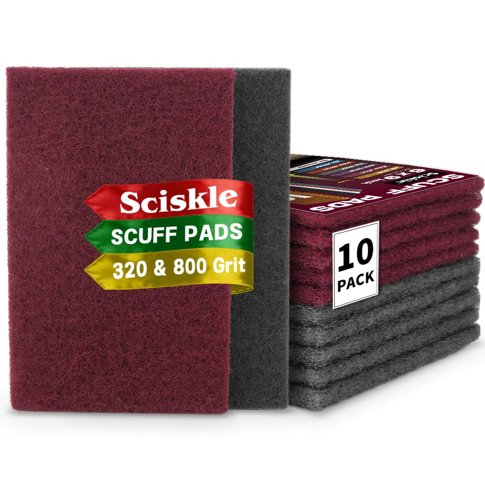 Sciskle Micro-Finishing Scuff Pads - 10 Pack -15