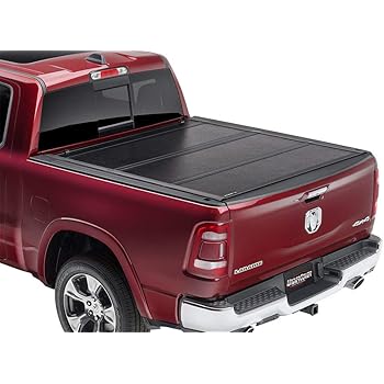 Amazon Com Undercover Ultra Flex Hard Folding Truck Bed Tonneau Cover Ux32008 Fits 2019 20 New Body Style Dodge Ram 1500 Does Not Fit With Multi Function Split Tailgate 5 7 Bed Automotive