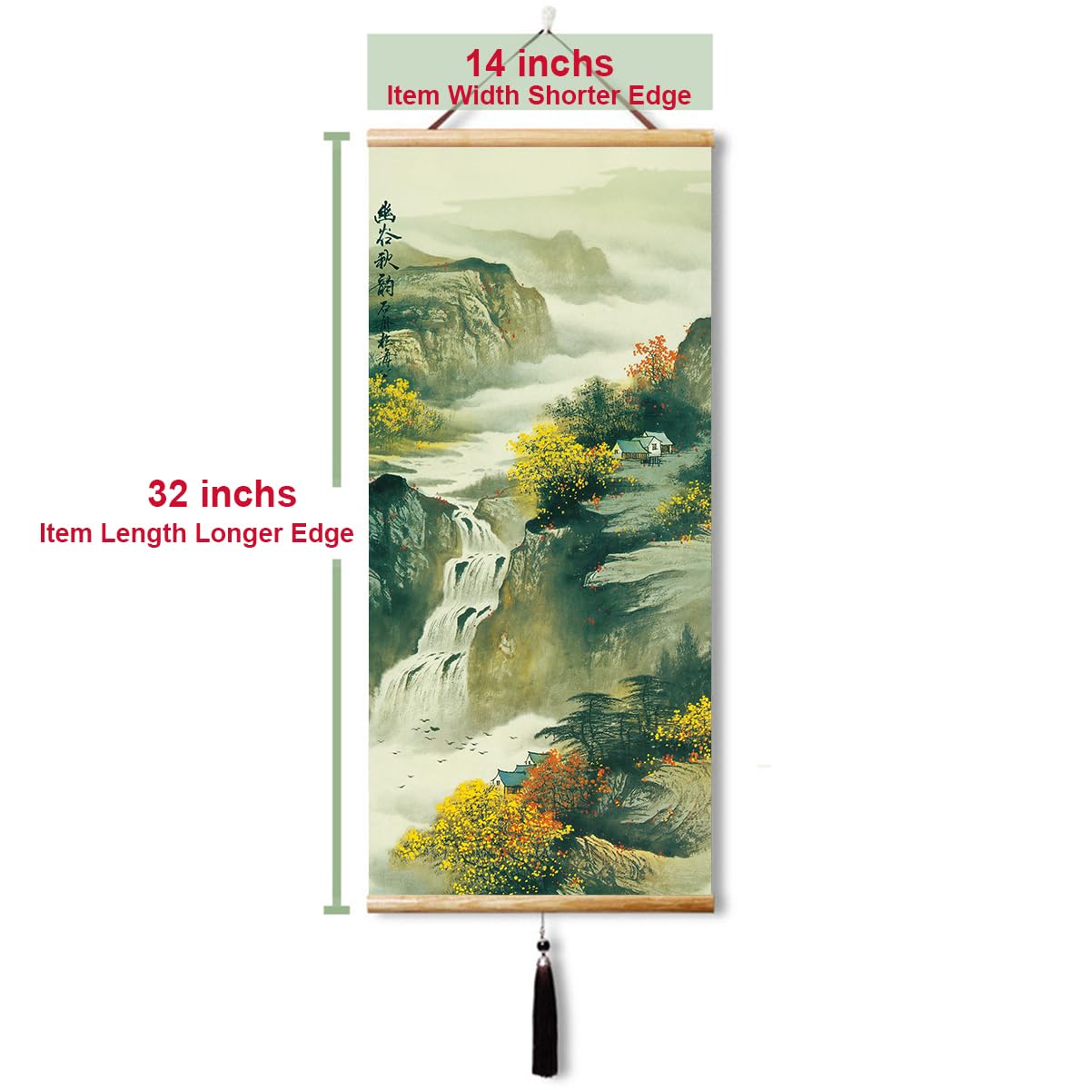 Amazon.com: EAPEY Prints Chinese Scroll Hanging Japanese Wall Art
