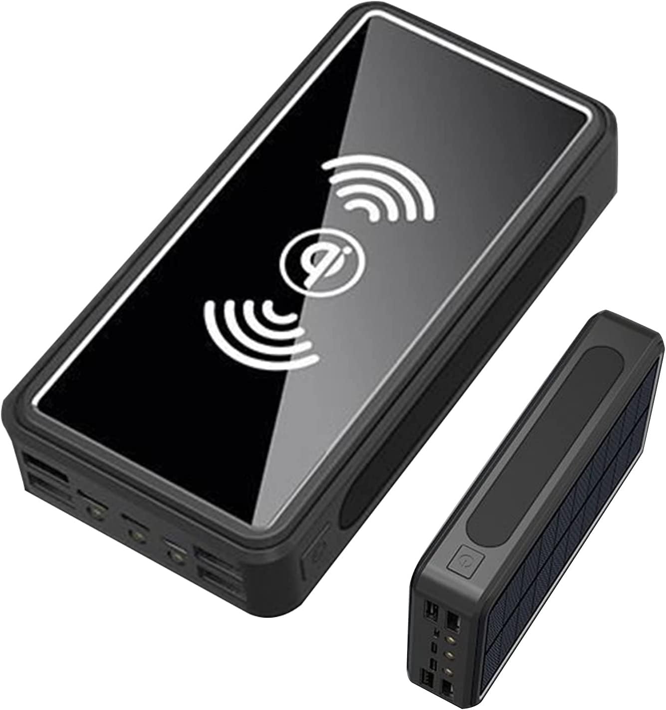 Cargador Portátil 100000Mah Power Bank Batería Externa De Carga Rápida con Entrada USB-C 4 para Teléfonos Inteligentes, Tabletas, Consolas De Juegos(Black)