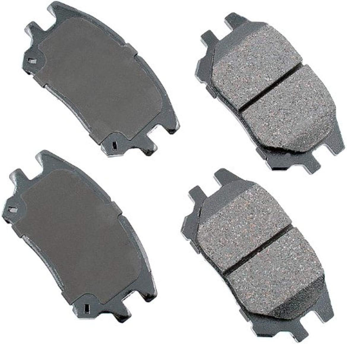 Akebono ACT930 Disc Brake Pad Kit , GREY