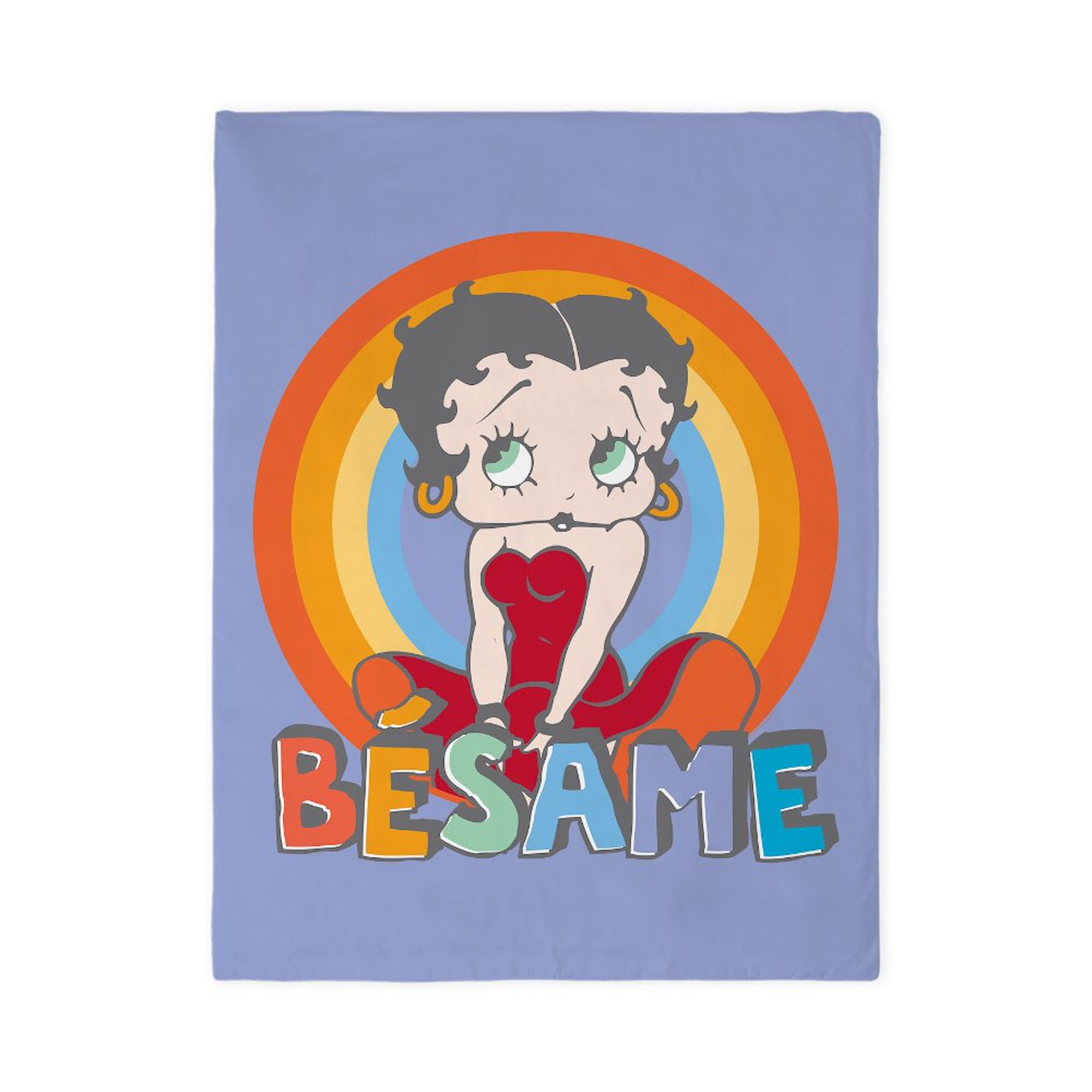 CafePress Betty Boop Bésame Twin Duvet Cover, Printed Comforter Cover, Unique Bedding,