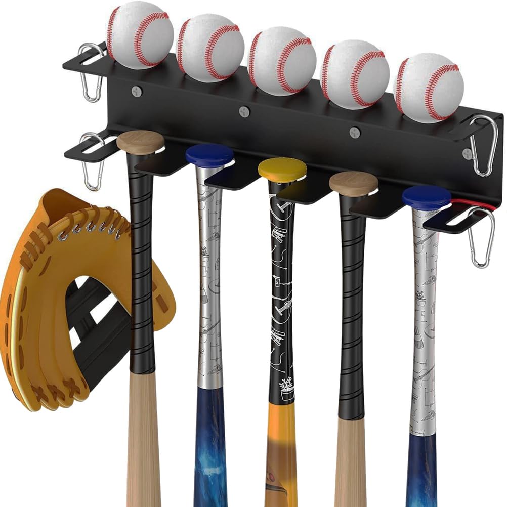 Support de clôture pour battes de baseball haute résistance en métal