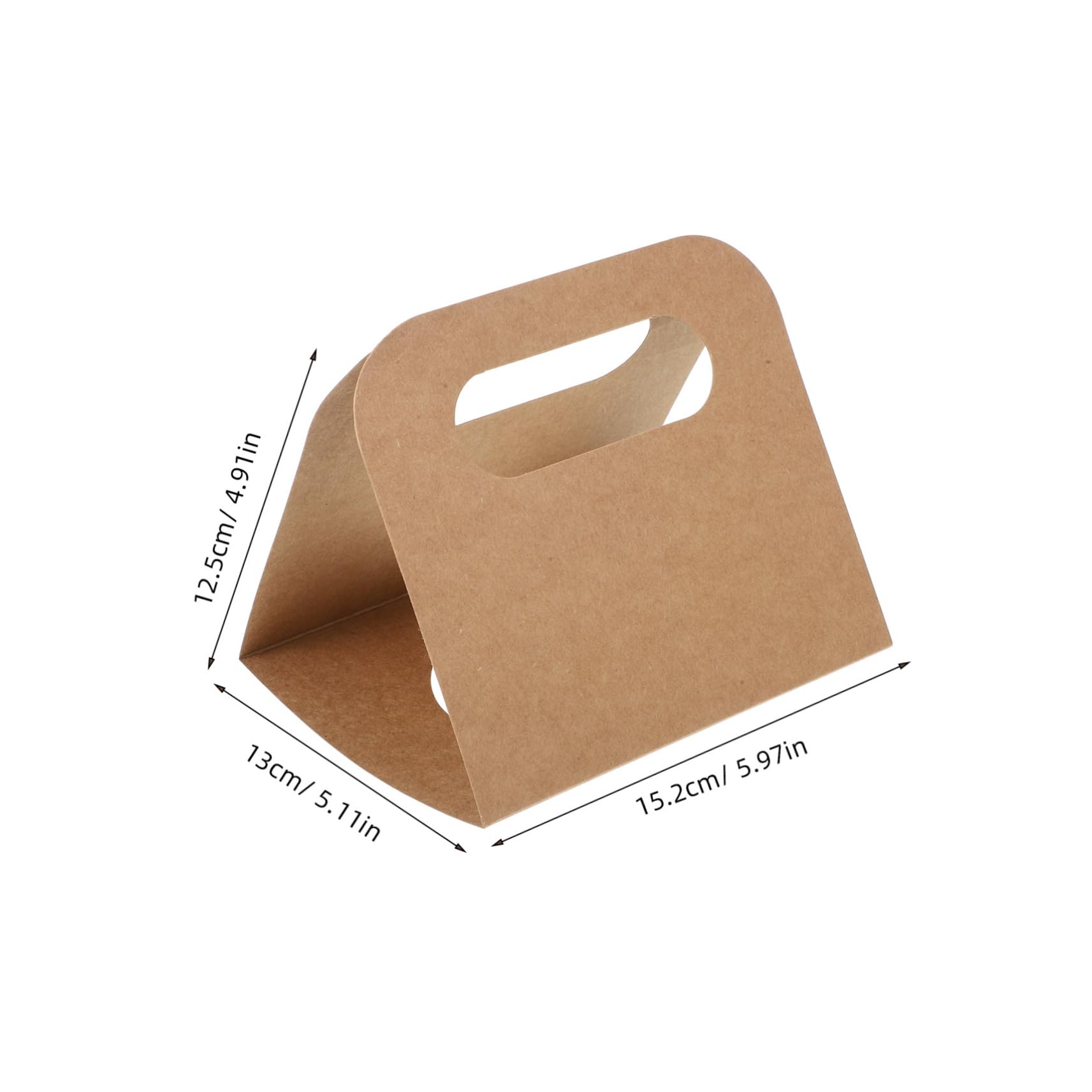 DECHOUS 10pcs Portable Drink Carrier with Handles Disposable Cup Holder for Hot Cold Beverages for Takeaway Containers for Bubble Tea Coffee and Juice