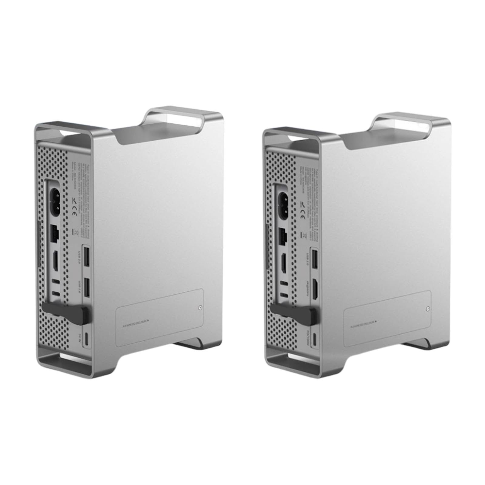 Enclosure per HDD NVMe ad alta velocità con interfacce USB C Alloggiamento in alluminio e sistemi di raffreddamento efficienti Enclosure HDD NVMe PCIe