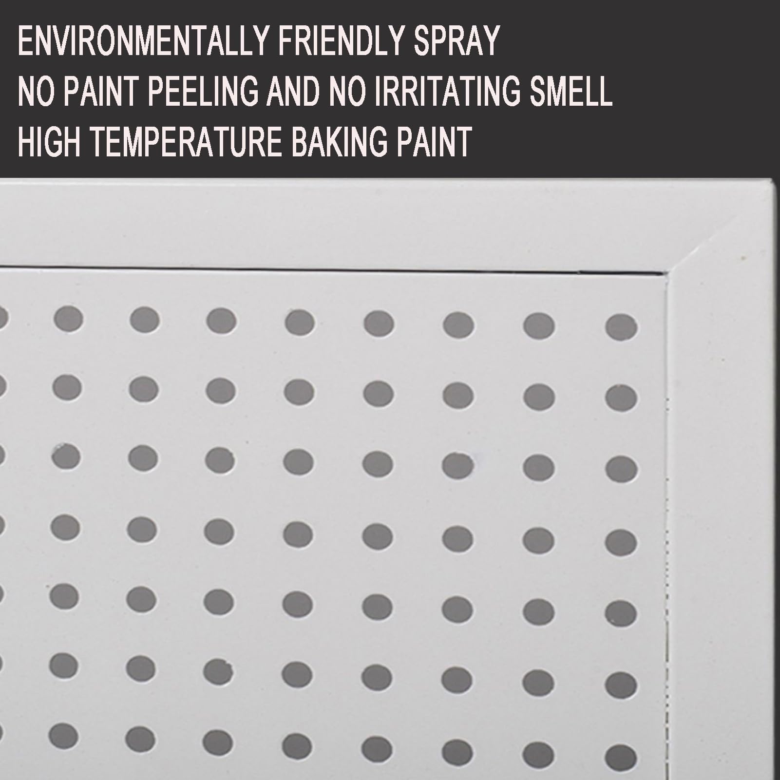 Kit Pannello Forato Pannelli organizzatori da Parete per Pannello Forato Garage Stanza dei lavori manuali Cucina Garage Soggiorno Bagno e Studio Personalizzabile (Bianco 32x47 poll