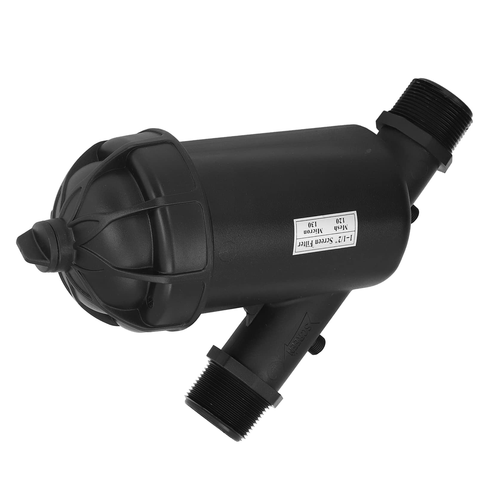 Srliya 120 Mesh G1-1/2 Filtre de Disque de Filetage Masculin pour Les Systèmes D'irrigation Goutte à Goutte Idéal pour Le Jardinage en Serre