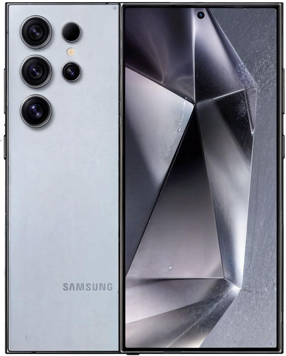 Samsung Galaxy S24 Ultra 5G, US Version, 512GB, Titanium Blue - Unlocked (Renewed)