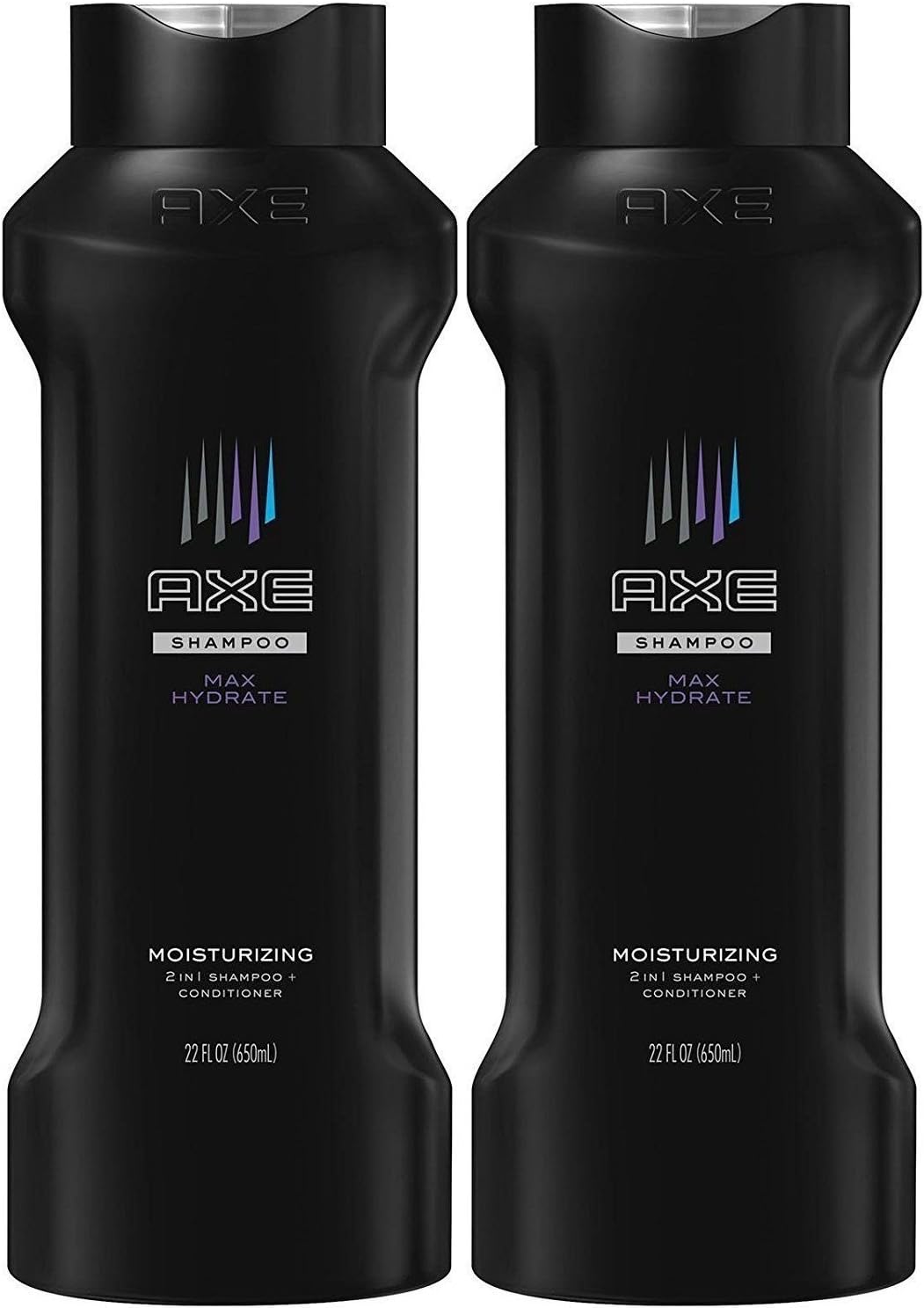 AXE 2-in-1 Shampoo & Conditioner, Max Hydrate, 22 Ounce (Pack of 2)