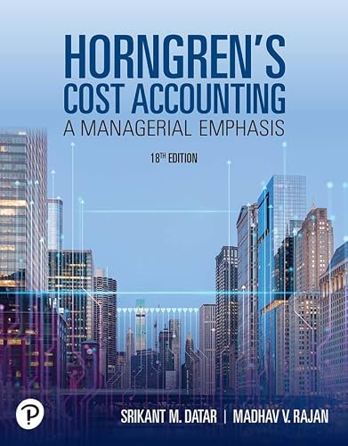 Horngren's Cost Accounting
