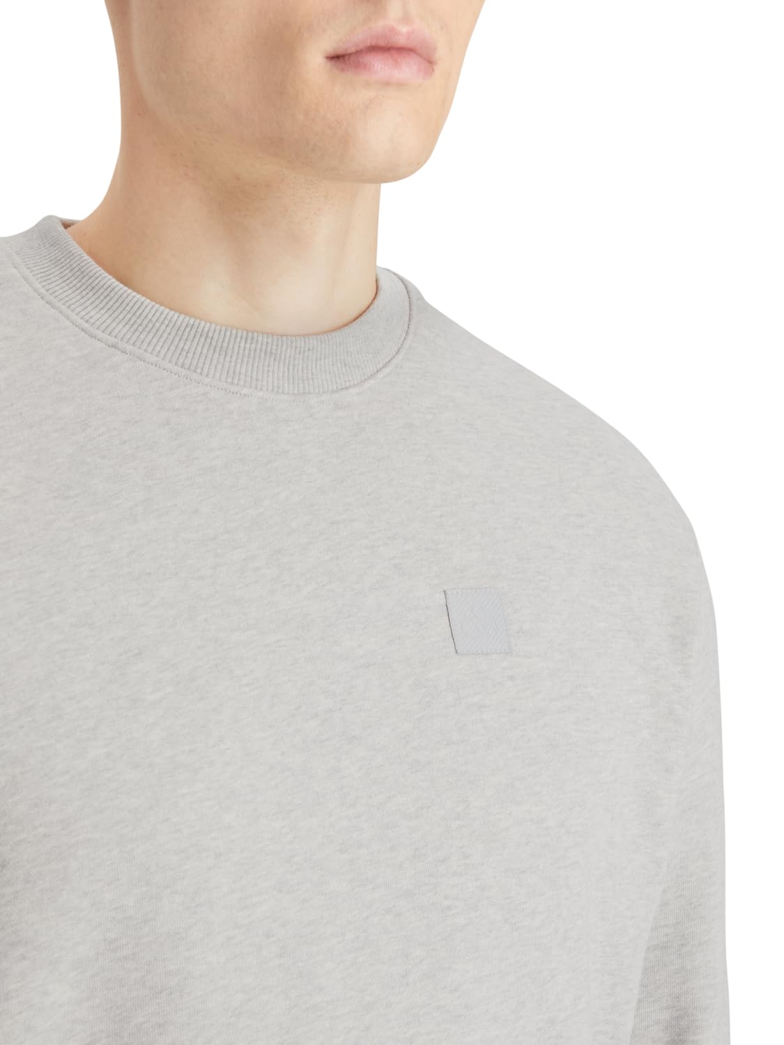 Scotch & Soda Herren Essential Badge Logo Crewneck Sweatshirt Sweatshirt (1er Pack)