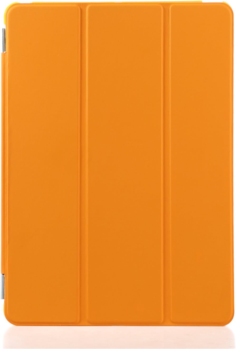 BESDATA Ultra Thin Magnetic Smart Cover [Auto Wake/Sleep Function]& Translucent Back Case for 2013 iPad Air + Screen Protector + Cleaning Cloth + Stylus (Orange)
