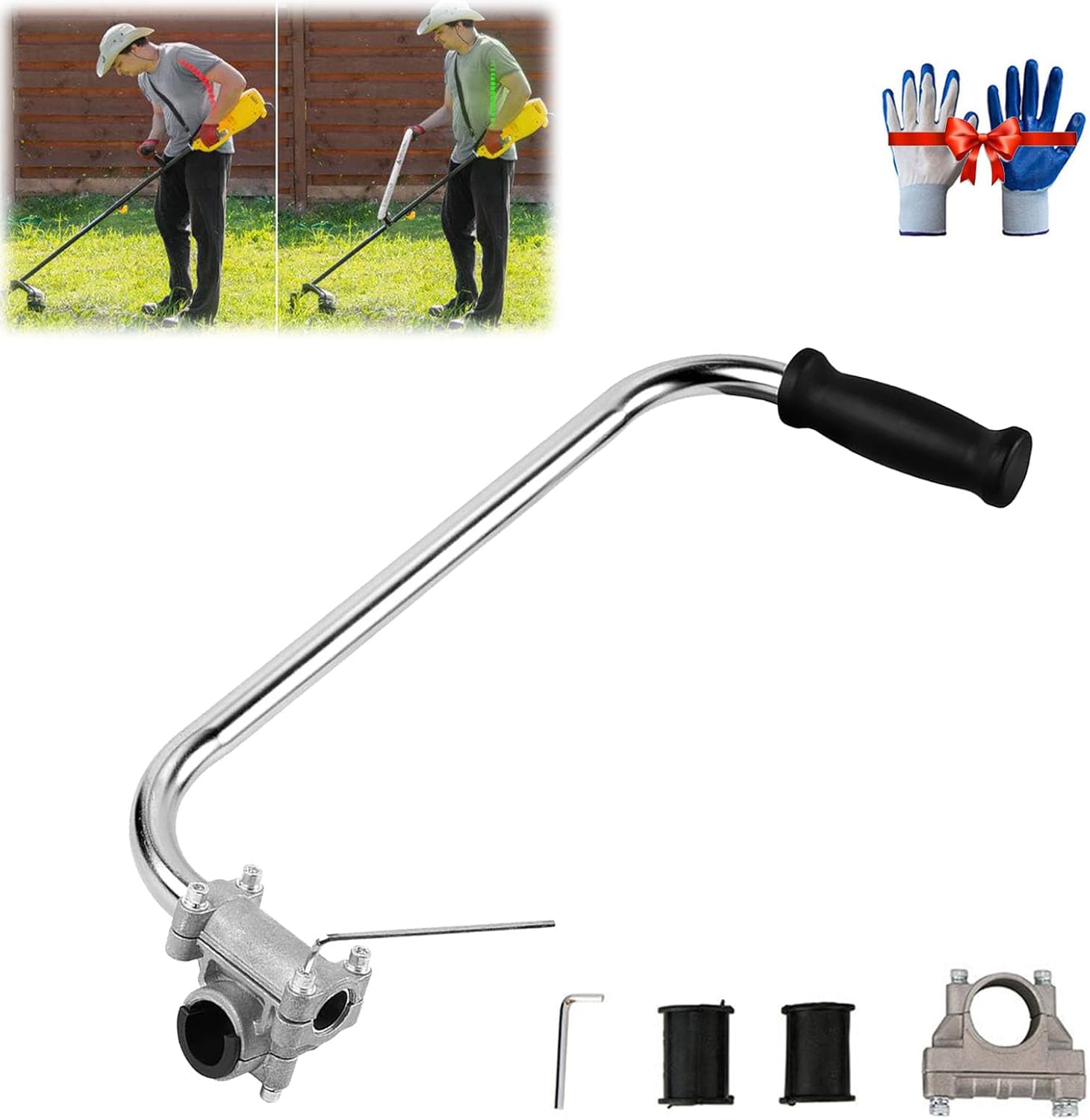 Dmqwhtj Ergonomic Weedeater Handle, Weedeater Handle