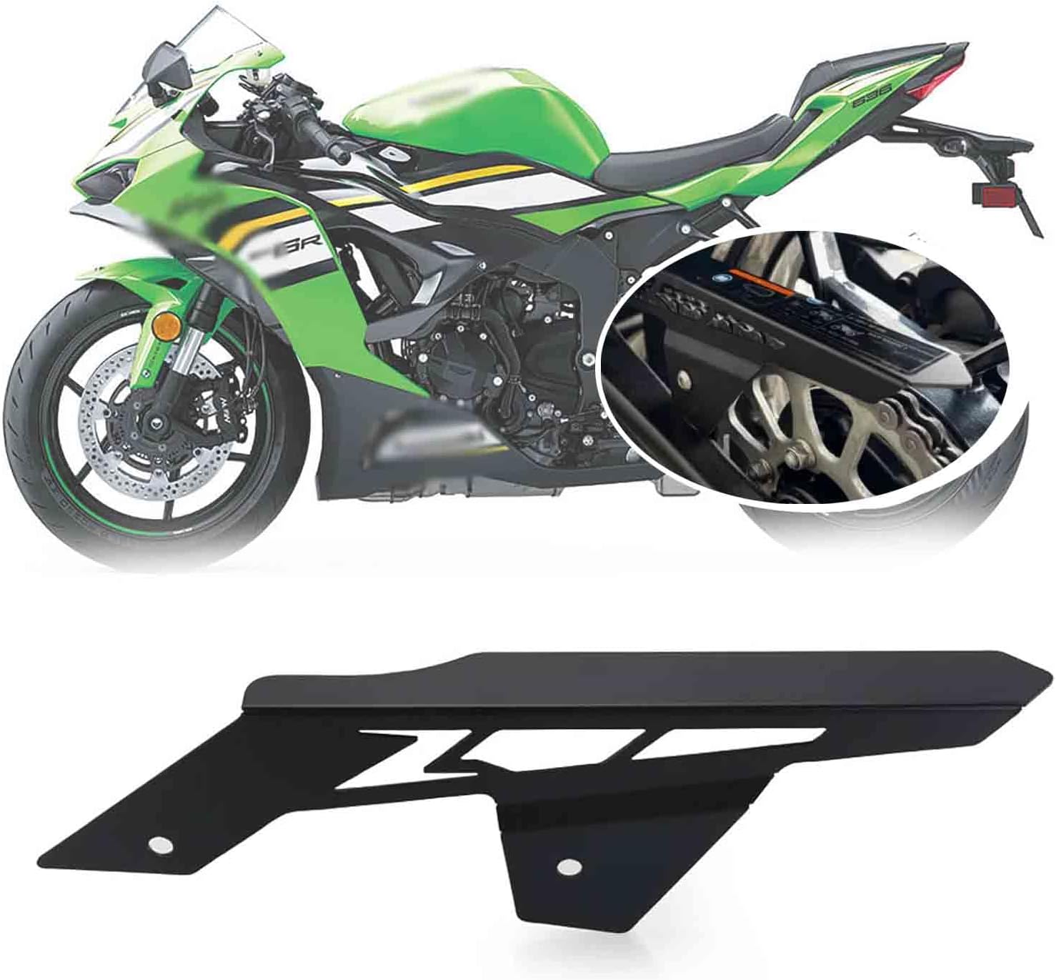 for Ninja ZX6R ZX-6R 2025 2024 Accessories Chain Guard Cover Sprocket Protector Motorcycle Ninja zx6r zx-6r
