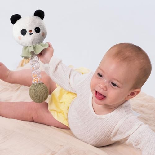 Taf Toys Pamela Rainstick Baby Rattle Toy Gift. Easy Grip Handle with Ribbons. Sensory Rain Stick Rattle. Suitable for Boys & Girls from Birth - Image 2