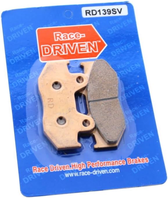 Race Driven OEM Replacement Rear Severe Duty Brake Pads for Yamaha YFZ450 YFZ 450 Raptor YFM700 YFM 700