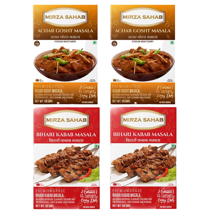 See full amazon price history chart for Mirza Sahab Combo Pack of Achar Gosht Masala & Bihari Kabab Masala | Authentic Spices for Tasty Bihari Kababs Mirza Sahab Combo Pack of Achar Gosht Masala & Bihari Kabab Masala | Authentic Spices for Tasty Bihari Kababs (B0DHH6WFY6) Amazon Price History, Amazon Price Tracker