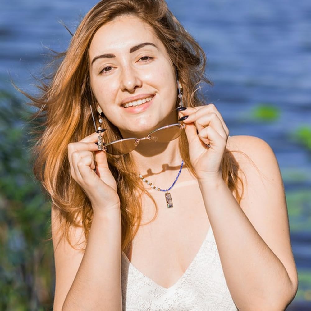 UNICRAFTALE 8Pcs Abalone Shell Charms Paua Shell Pendant Rectangle Charms Natural Pearl Pendants Pearl Loose Beads Charm for Jewelry Making Necklace Bracelet DIY - Image 5